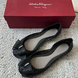Brand New Salvatore Ferragamo Jelly Flats